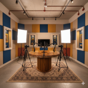 Best Podcast Studio for Rent in Jaipur (2025) – Oskillo Studio | Rajasthan’s #1 Audio & Video Recording Hub